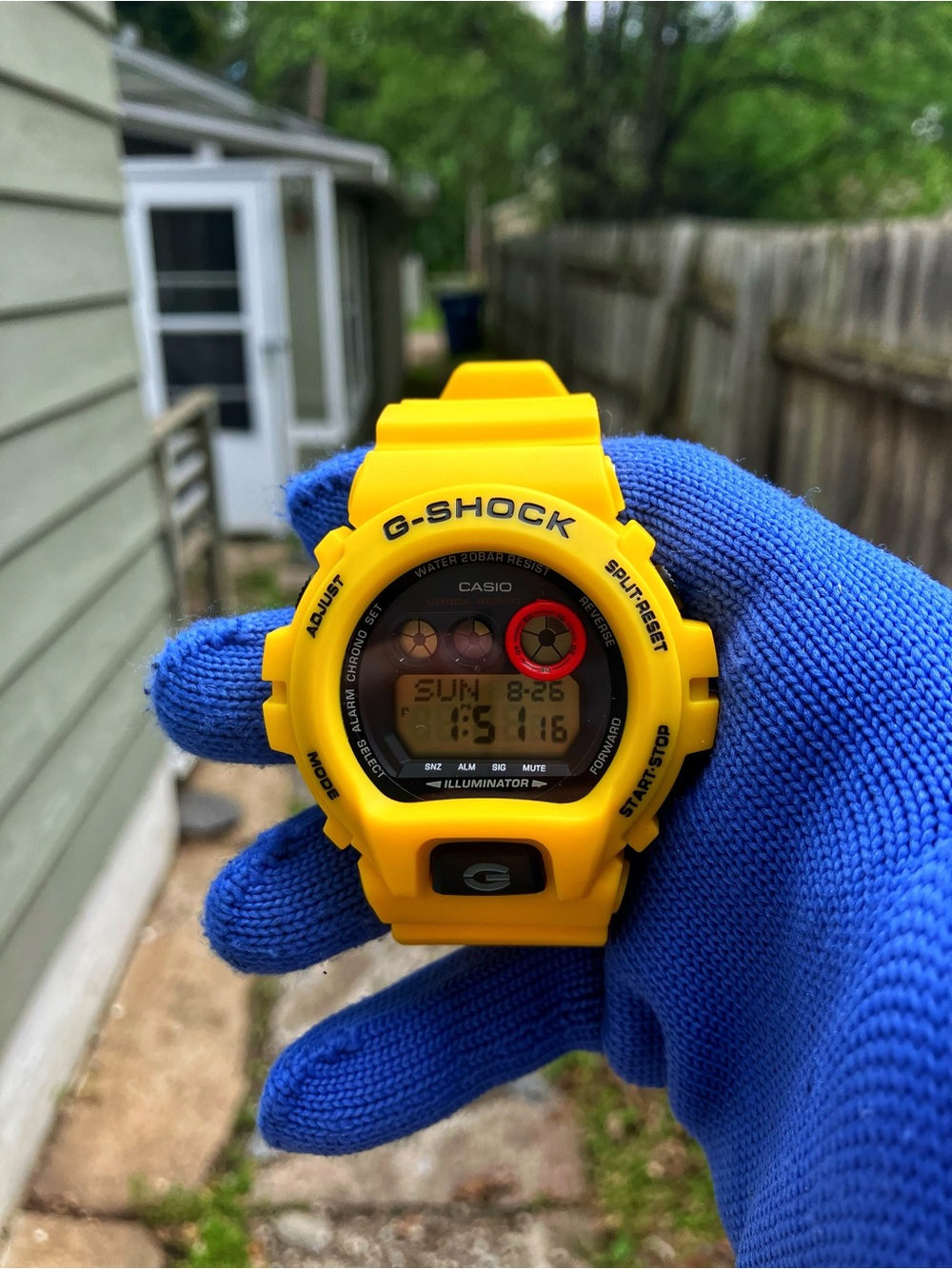 Custom G Shock Yellow and Black Color-way